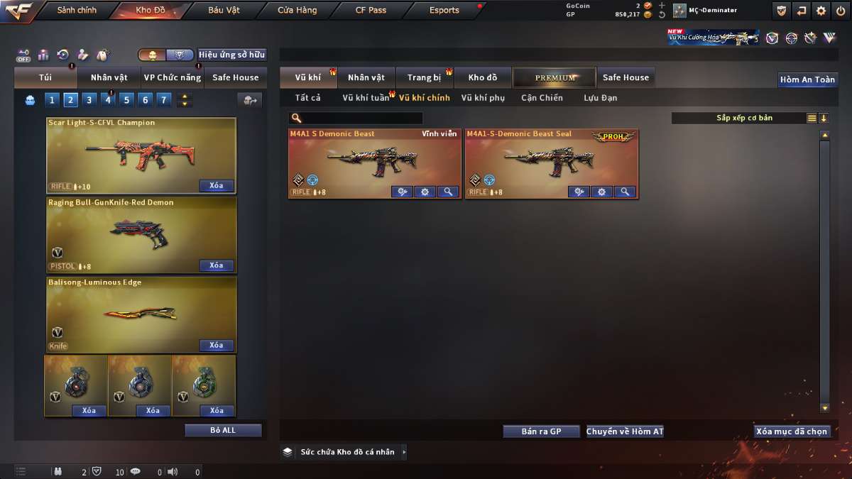 shop acc cf uy tin gia re
